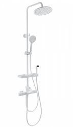 Душевая система Wonzon&Woghand Plate WW-C3017-A1-MW, белая матовая