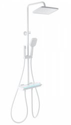 Душевая система Wonzon&Woghand Muse Lumia WW-B4174-MW, белая матовая