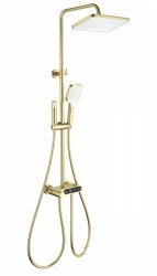 Душевая система Wonzon&Woghand Muse Corno WW-B3112-BG, брашированное золото