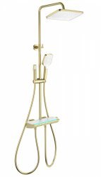 Душевая система Wonzon&Woghand Muse Lumia WW-B4174-BG, брашированное золото
