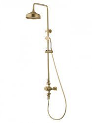 Душевая система Wonzon&Woghand Retro WW-B3041-BG, брашированное золото