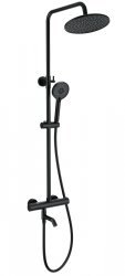 Душевая система Wonzon&Woghand Inn 4 WW-B3047-A1-MB, черная матовая