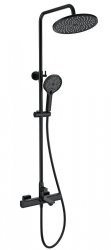 Душевая система Wonzon&Woghand Solid WW-C3011-A-MB, черная матовая