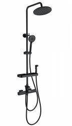 Душевая система Wonzon&Woghand Plate WW-C3017-A1-MB, черная матовая