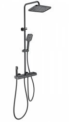 Душевая система Wonzon&Woghand Muse Legato WW-B4129-MB, черная матовая