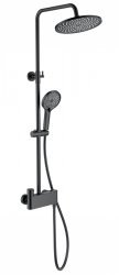 Душевая система Wonzon&Woghand Muse Corno WW-B3110-MB, черная матовая