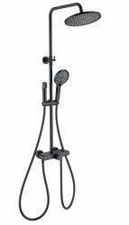 Душевая система Wonzon&Woghand Muse Selesta WW-B4113-MB, черная матовая