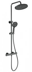 Душевая система Wonzon&Woghand Inn 1 WW-B3013-T1-BGG, темный графит