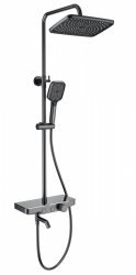 Душевая система Wonzon&Woghand WW-B3099-A-BGG, темный графит