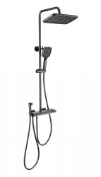 Душевая система Wonzon&Woghand Muse Piano WW-B4132-A-BGG, темный графит