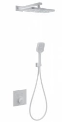 Встраиваемая душевая система Wonzon&Woghand WW-D2017-B-MW, белая матовая