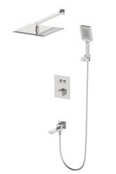 Встраиваемая душевая система Wonzon&Woghand WW-88929003-BN, брашированный никель