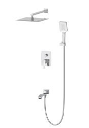 Встраиваемая душевая система Wonzon&Woghand Flex WW-88939072-BN, брашированный никель