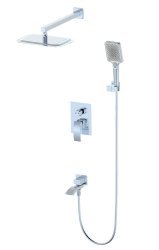Встраиваемая душевая система Wonzon&Woghand Fit WW-88939009A-CR, хром