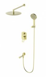 Встраиваемая душевая система Wonzon&Woghand Frame WW-88939010-BG, брашированное золото