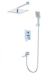 Встраиваемая душевая система Wonzon&Woghand Cube WW-88939016-CR, хром