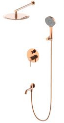 Встраиваемая душевая система Wonzon&Woghand Tor WW-88939073-RG, розовое золото