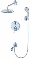 Встраиваемая душевая система Wonzon&Woghand Steam WW-88939008-CR, хром