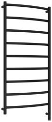 Полотенцесушитель электрический Сунержа Галант 3.1 R 60x120, черный матовый
