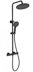 Душевая система Wonzon&Woghand Inn 1 WW-B3013-T1-MB, черная матовая