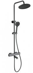 Душевая система Wonzon&Woghand Stay 4 WW-A3007-T1-BGG, темный графит