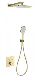 Встраиваемая душевая система Wonzon&Woghand WW-D2017-B-BG, брашированное золото