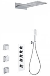 Встраиваемая душевая система Wonzon&Woghand WW-D4100-CR, хром