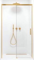 Душевая дверь Radaway Idea DWJ Gold 130 L, профиль золото