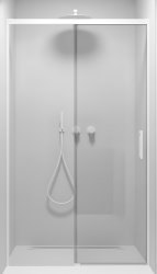 Душевая дверь Radaway Idea DWJ White 130 L, профиль белый