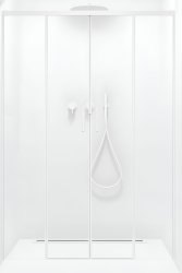 Душевая дверь Radaway Idea White DWD 140, профиль белый