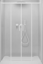 Душевая дверь Radaway Idea White DWD 150, профиль белый