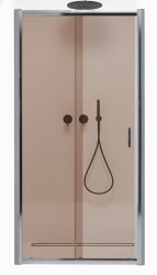 Душевая дверь Radaway Premium Plus DWJ 100 профиль хром, стекло коричневое