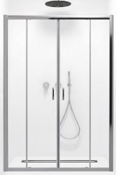 Душевая дверь Radaway Premium Plus DWD 150 профиль хром, стекло прозрачное