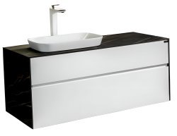 Тумба с раковиной Black & White Universe U907.1200 подвесная