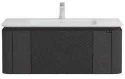 Тумба с раковиной Black & White Universe U930.1000 подвесная
