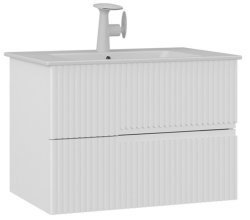 Тумба с раковиной Orka Moonlight 70 подвесная, белая матовая