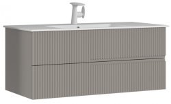 Тумба с раковиной Orka Moonlight 120 подвесная, бежевая матовая