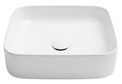 Накладная раковина Kerasan Tribeca 460101 43x43, белая