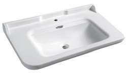 Раковина Kerasan Waldorf 4142K1bi/cr*1 100x55, белая