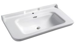 Раковина Kerasan Waldorf 4144K1bi/cr*1 120x55, белая