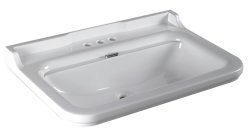 Раковина Kerasan Waldorf 4141K1bi/cr*3 80x55, белая