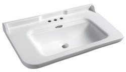 Раковина Kerasan Waldorf 4142K1bi/cr*3 100x55, белая