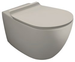 Подвесной унитаз Simas Vignoni VI18VERT, бежевый матовый