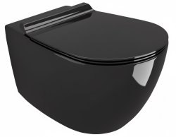 Подвесной унитаз Simas Vignoni VI18nero bril, черный