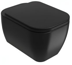 Подвесной унитаз Simas Henges HE18 nero matt, черный матовый