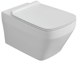 Подвесной унитаз Simas Baden Baden BB18bi matt, белый матовый