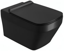 Подвесной унитаз Simas Baden Baden BB18nero matt, черный матовый
