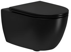 Подвесной унитаз Simas Trevi TRV18nero matt, черный матовый