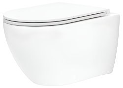 Подвесной унитаз Tece TECESpring R 9700998, белый с сиденьем