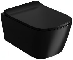 Подвесной унитаз Artceram A16 ASV006 17 00, черный матовый